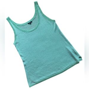 Green Striped Tank Top